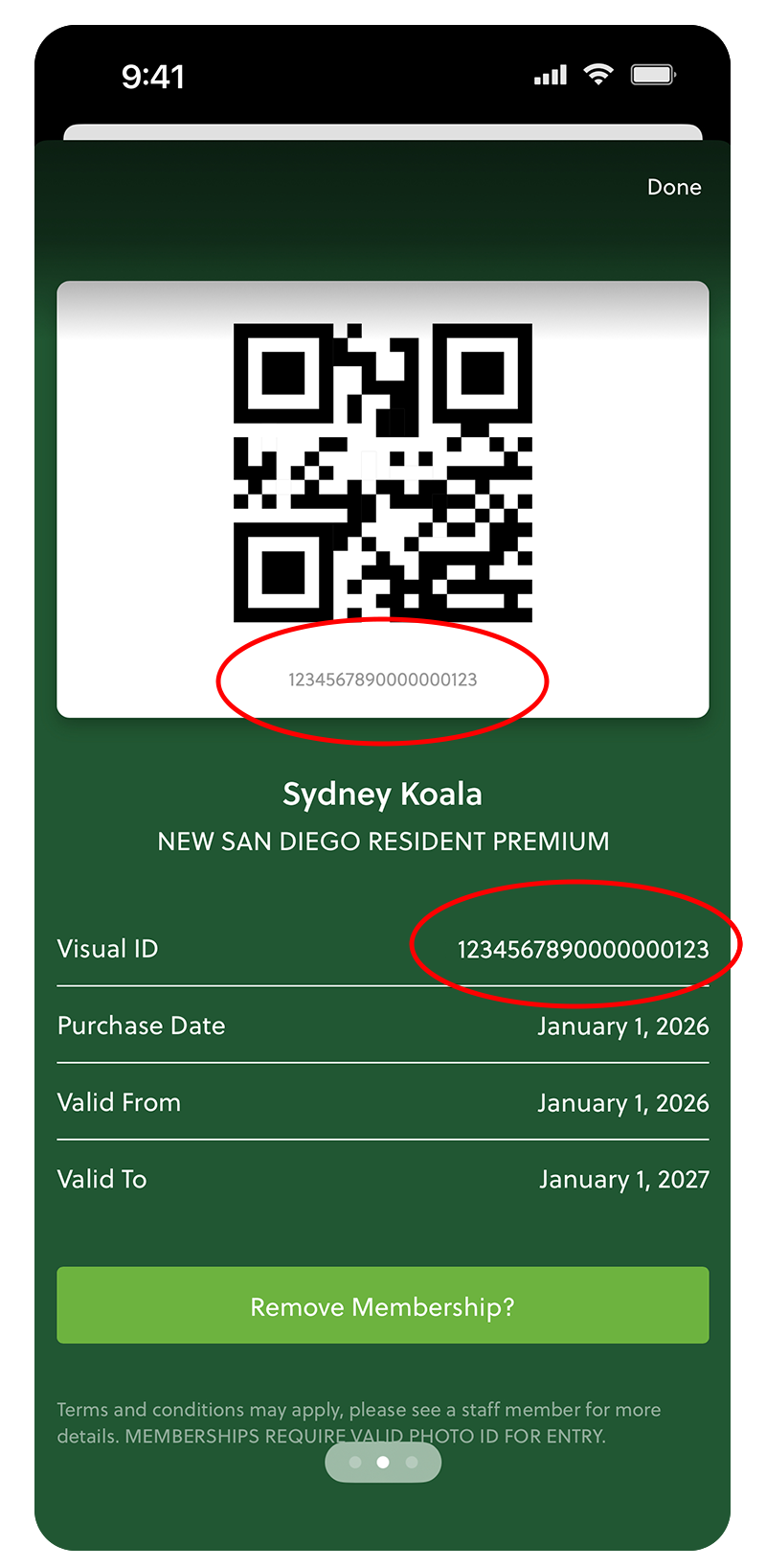 Membership Card Mobile